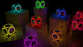 Glowing Cubes - wip2