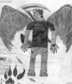 My Fursona (Demon Wolf) by BryonFurwolf