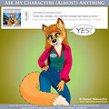 Ask My Characters - Does the female fox with the orange hair have a name? by Micke