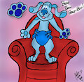 Blue From Blue's Clue's Diapered