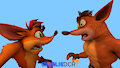 Crash Bandicoot 3 and Crash Bandicoot 4. by charlieDCR