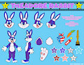Theadore Rabbit Reference Sheet by AngelBlancoArts