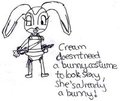 Cream is already a bunny :P