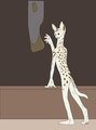 Serval to anthro TF