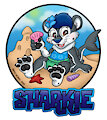 Sharkie Babyfur Badge and Icon by AngelBlancoArts
