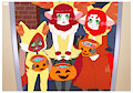 A Fiery Trick-or-Treat Group!
