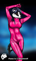 Fiona PVC Catsuit - Pink