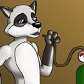 Inflatable Latex Coon by Yiffox