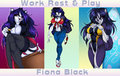 Commission: Fiona - Work, Rest & Play by Crystal-for-ever