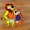 Leon Lion & Frankie Fox [Dippy's Friends]