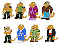 Extreme Dinosaurs outfits