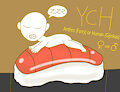 Sleeping Sushi YCH