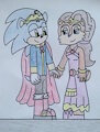 Royal Sonic and Sally