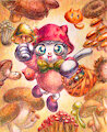 Miko in Mushroom hunting by TAKE2008