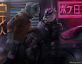 Back Alley Confrontation by bitfang