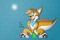 Me looking crazy by RhysTheFur