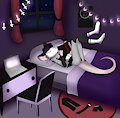Goth Girl Bedroom by caty64