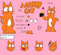 New reference sheet - Molly Cat