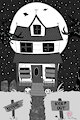 Drawlloween '20 - #3 Haunted House by Miranthia