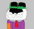 Garfield as the Joker