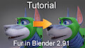 Blender 2.91 Fur Tutorial by RubberAnimations