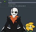 Ask Pumpkin Sans (Flowey/Gaster) - Soul