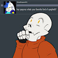 Ask Pumpkin Sans - Papyrus/Spaghetti