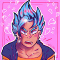 Vegito Blue (Commission) by DevilishDestiny