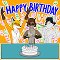 Telegram Sticker Three Friends 15