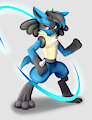 Lucario OC request by NeuroNix