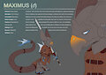 Commission - Maximus Character Sheet