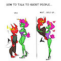 How to talk to short people