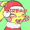 Art Stream with Christmas Cartoons (~3 hours)