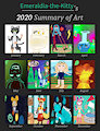 My 2020 Art Summary