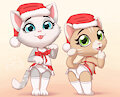 Christmas Kitties (by QTGL)