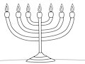 Advent Day 18: Candles (Menorah)