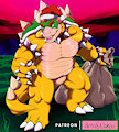 Santa Bowser in the Sky