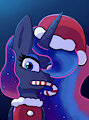 Princess Luna with Candy Cane