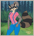Lisa raccoon by R4CCKY