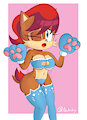 Sally Acorn (Kitty Underwear) by AkuzaGuy