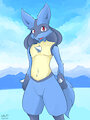Lucario 2021 by halpy