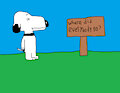 Where's Everybody, Snoopy?