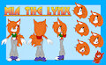 Mia the Lynx Character Sheet by Meyk