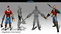 3D Character Modeling  & low poly game character by  3D Game Art Studio