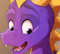 Spyro the Poof Dragon by BlazeHeartPanther