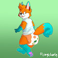 skyler the fox boy by charlycorgi