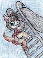 Miyu on the Slide -commission- by PrinceKaro