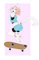 Ara Skateboarding by Xenzjolras