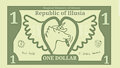 One Dollar from the Republic of Illusia