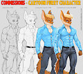 Commission chartoon furry characters